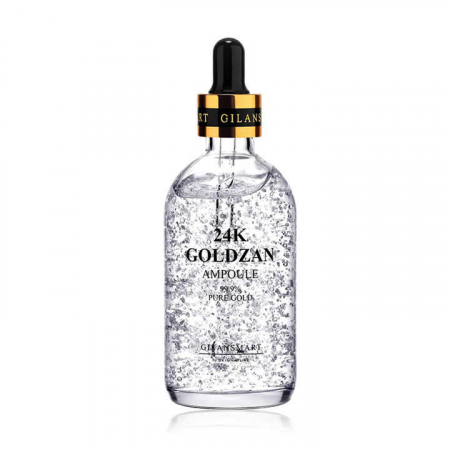 Ser Antirid cu Foite Platina 24K si Acid Hialuronic, 99.9% Pure Platinum, Goldzan By SkinNature, 100 ml [1]