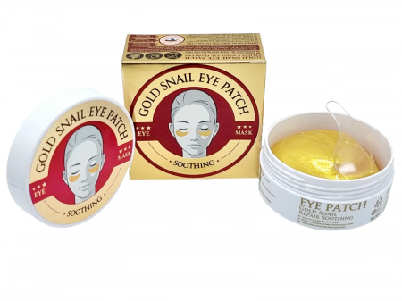 Set 60 Masti pentru Ochi, Gold Snail, cu Extract de Melc, Colagen, Hidrogel si Spirulina [6]