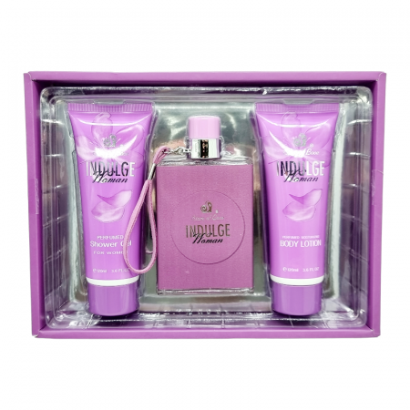 Set Cadou pentru femei, 3 piese cu Parfum, body lotion si shower gel, Story of love, INDULGE [5]