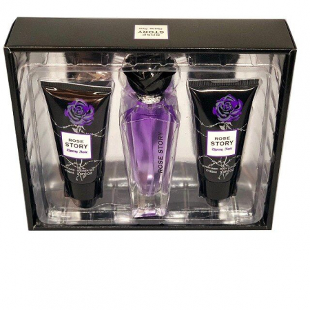 Set Cadou pentru femei, 3 piese cu Parfum, body lotion si shower gel [0]