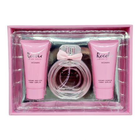 Set Cadou pentru femei, 3 piese cu Parfum, body lotion si shower gel, RECELE, Limited Edition [1]