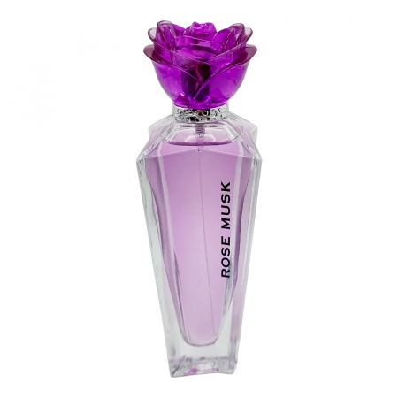 Set Cadou pentru femei, 3 piese cu Parfum, body lotion si shower gel, ROSE MUSK [2]