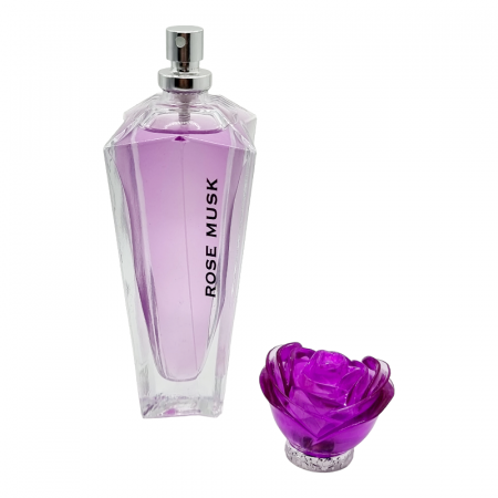 Set Cadou pentru femei, 3 piese cu Parfum, body lotion si shower gel, ROSE MUSK [1]