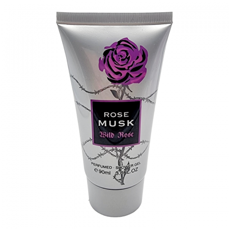 Set Cadou pentru femei, 3 piese cu Parfum, body lotion si shower gel, ROSE MUSK [3]