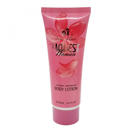 Set Cadou pentru femei, 3 piese cu Parfum, body lotion si shower gel, Story of love, MODEST WOMAN [3]
