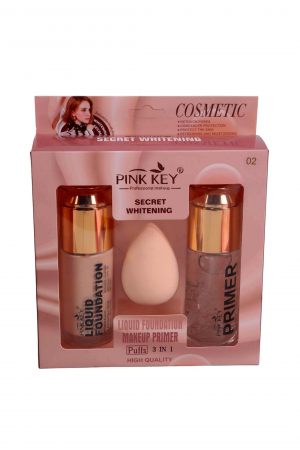 Set Fond de ten, Primer si Buretel, Secret Whitening High Quality, SPF30 [5]