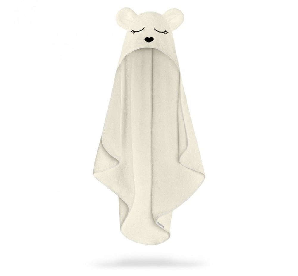 Set Baie Completă – Prosop Teddy Ecru Bambus, Burete Natural & Trusă Saro Baby [2]