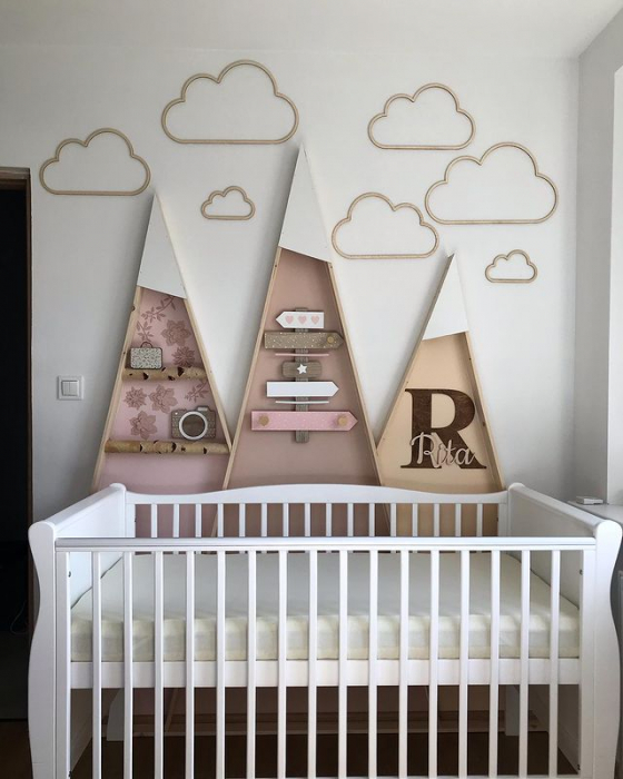 Patut din lemn pentru bebe, inaltime saltea reglabila, Noble Alb 120x60 cm [10]