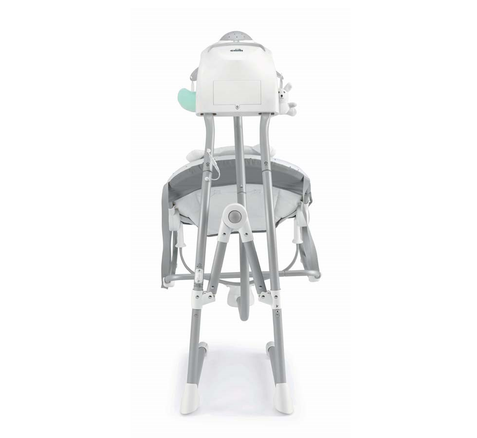 Balansoar si scaun 2 in 1 cu melodii si sunete, 4 viteze pentru leganare bebe, proiector de lumina, Orso Luna [5]