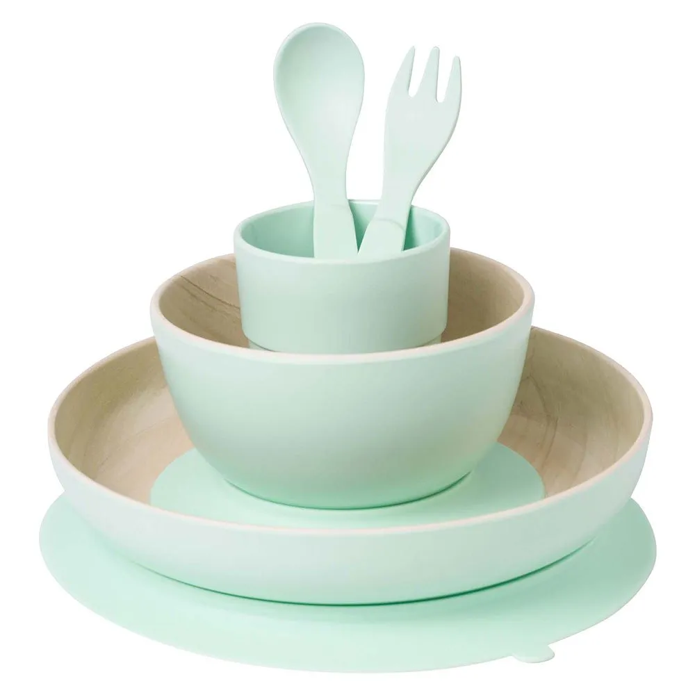 Set complet de masa, 5 piese, cu ventuza, "Nordic" Mint [3]