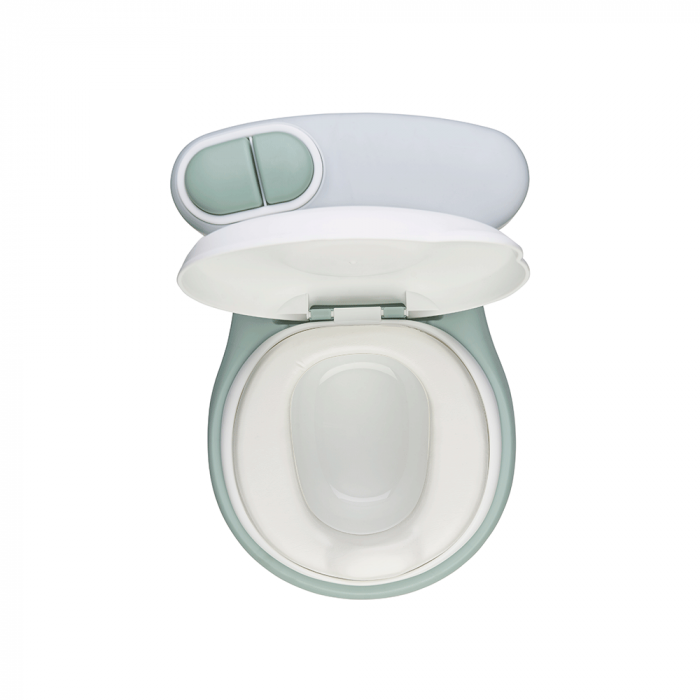 Olita de tip WC, muzicala, alb si mint [6]