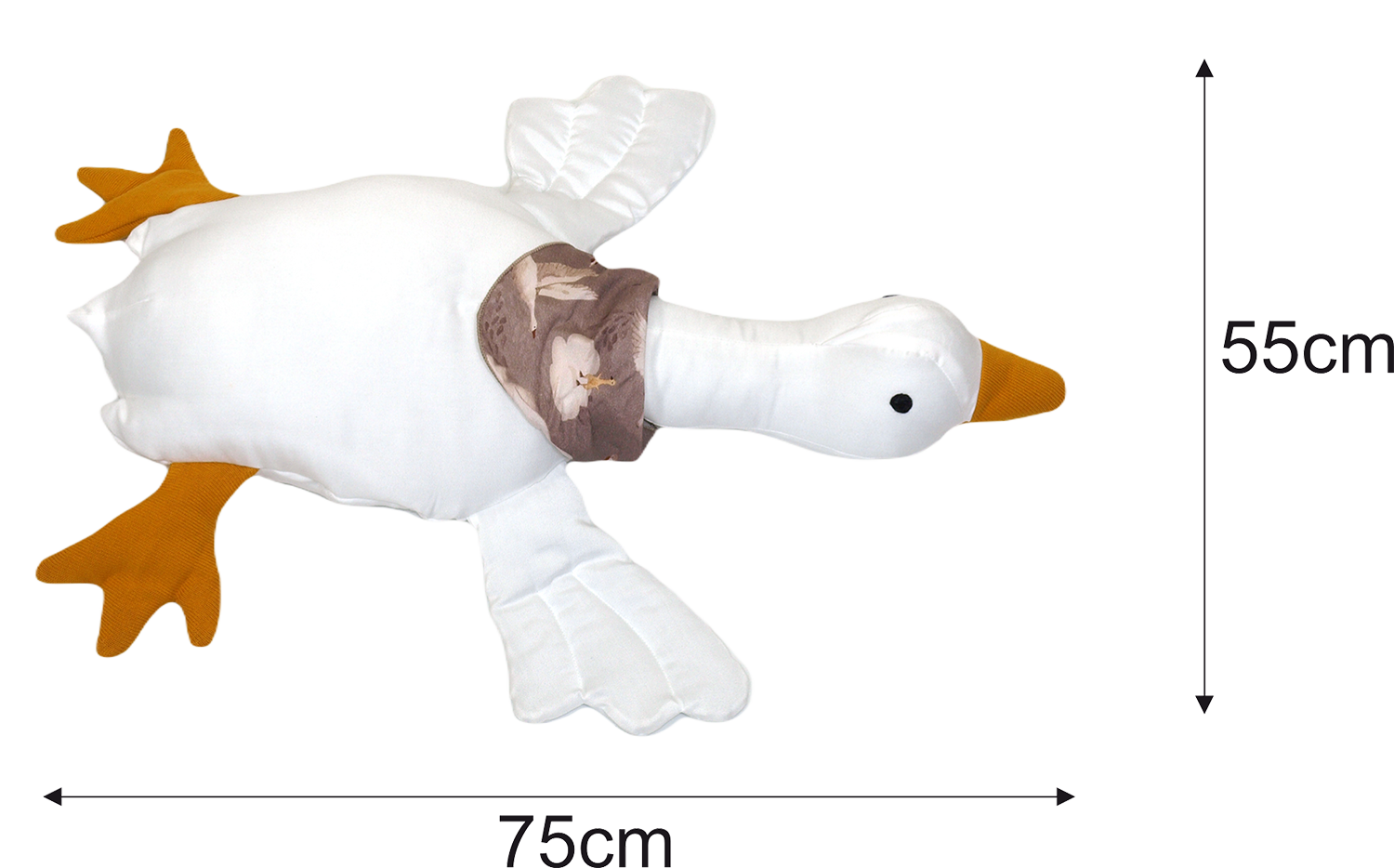 Perna decorativa din bambus cu umpltura Baby Soft , Gasca draguta [2]