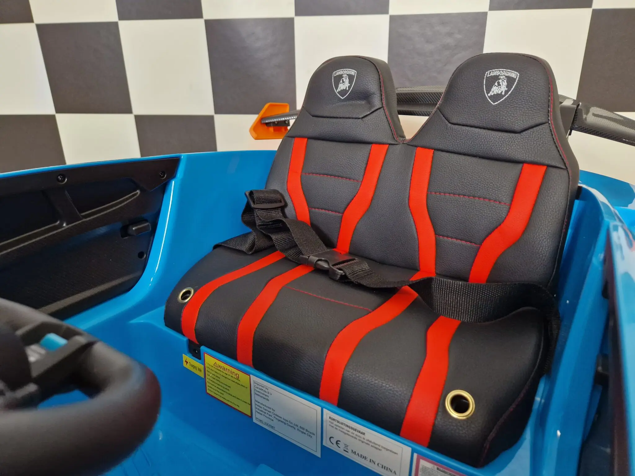 Mașinuță Electrică Copii Lamborghini Huracan STO 12V, Funcție Drift, Telecomandă 2.4G, Bluetooth, USB, Șa Piele, 3-5 ani [15]