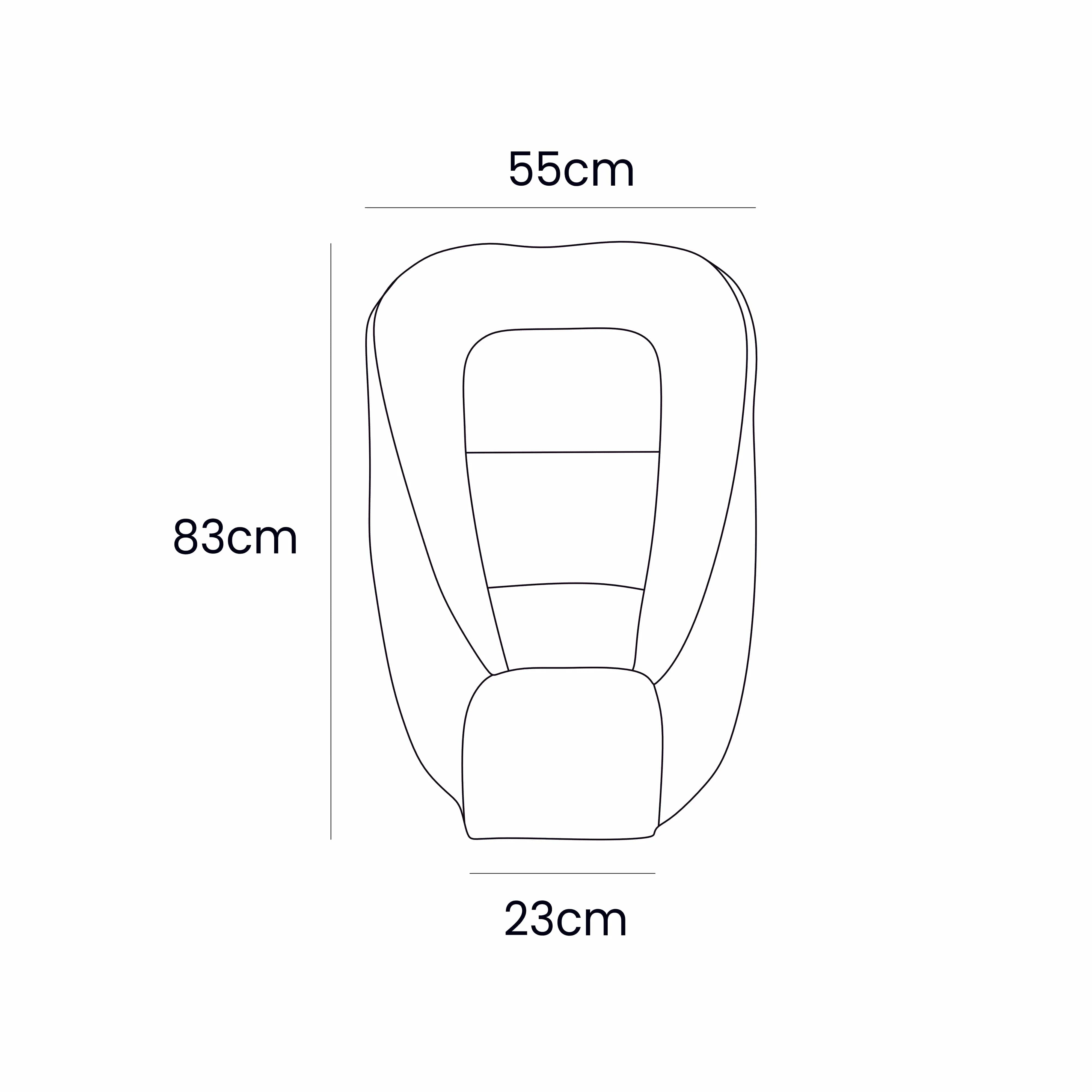 Babynest pentru bebeluși MeowBaby® Bearly Off White – spațiu sigur pentru somn și joacă - Copie [7]