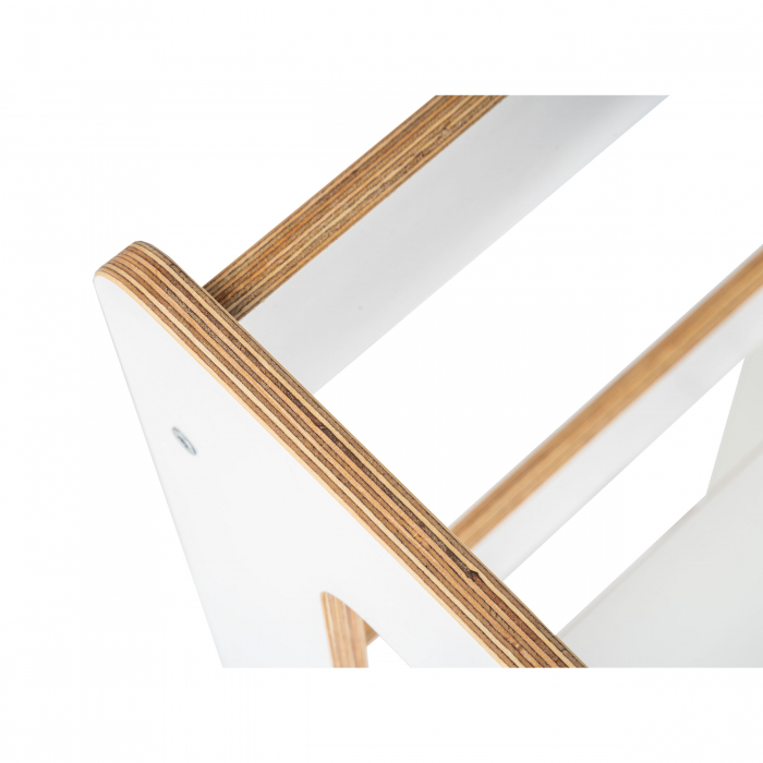 Turn de invatare ajustabil, Learning Tower, Ajutor de bucatarie MeowBaby® Scandi, Alb [4]