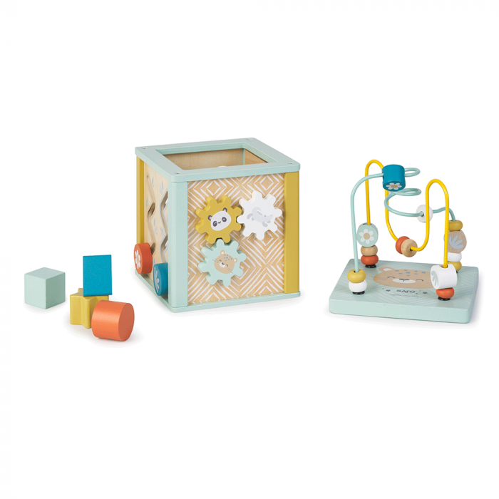 Cub de activitati din lemn, Saro Baby [7]