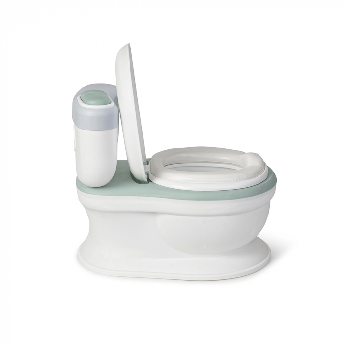 Olita de tip WC, muzicala, alb si mint [4]
