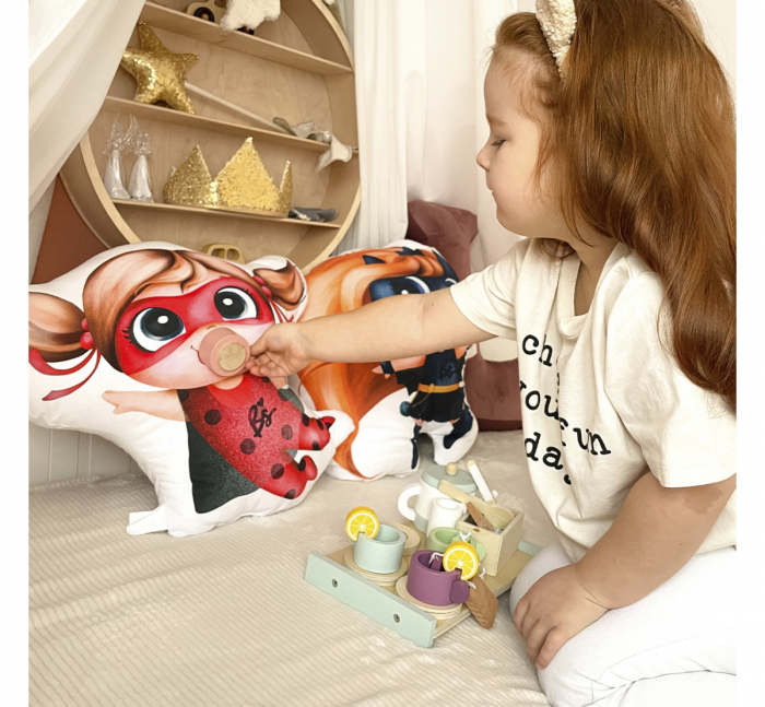 Perna bebe Superhero Ladybug girl [5]