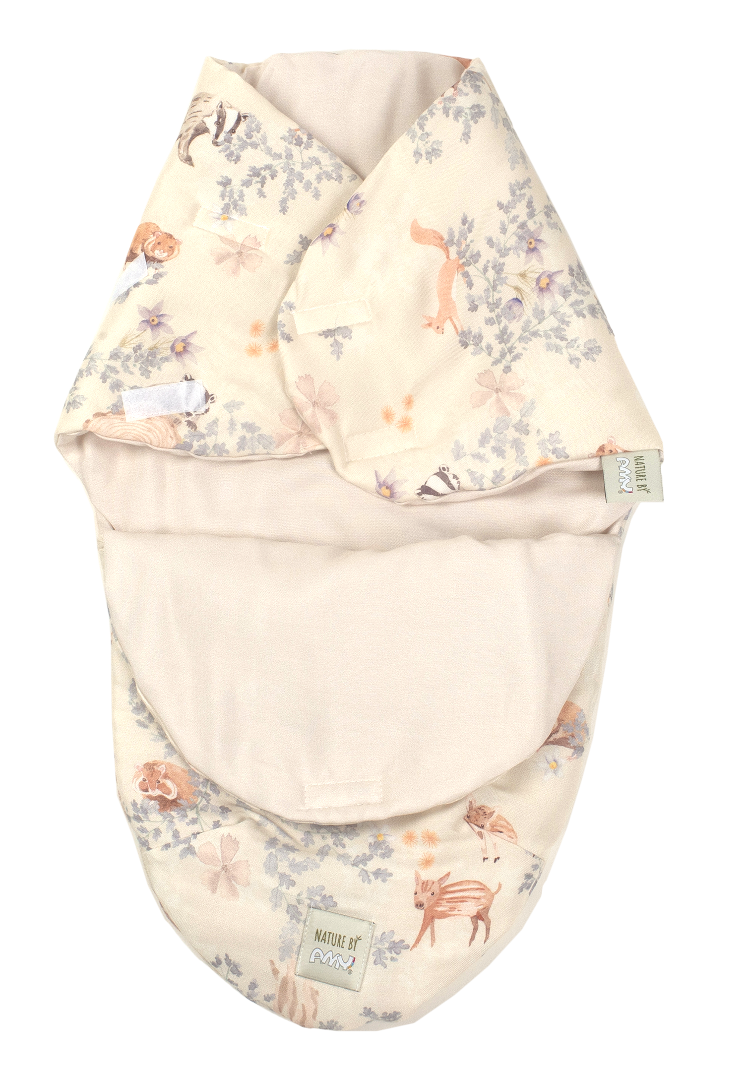 Sistem de infasare Nature Bamboo by Amy din Bambus cu umplutura antialergică BabySoft® + Cadou Rucsăcel Poiana Stejarilor [3]