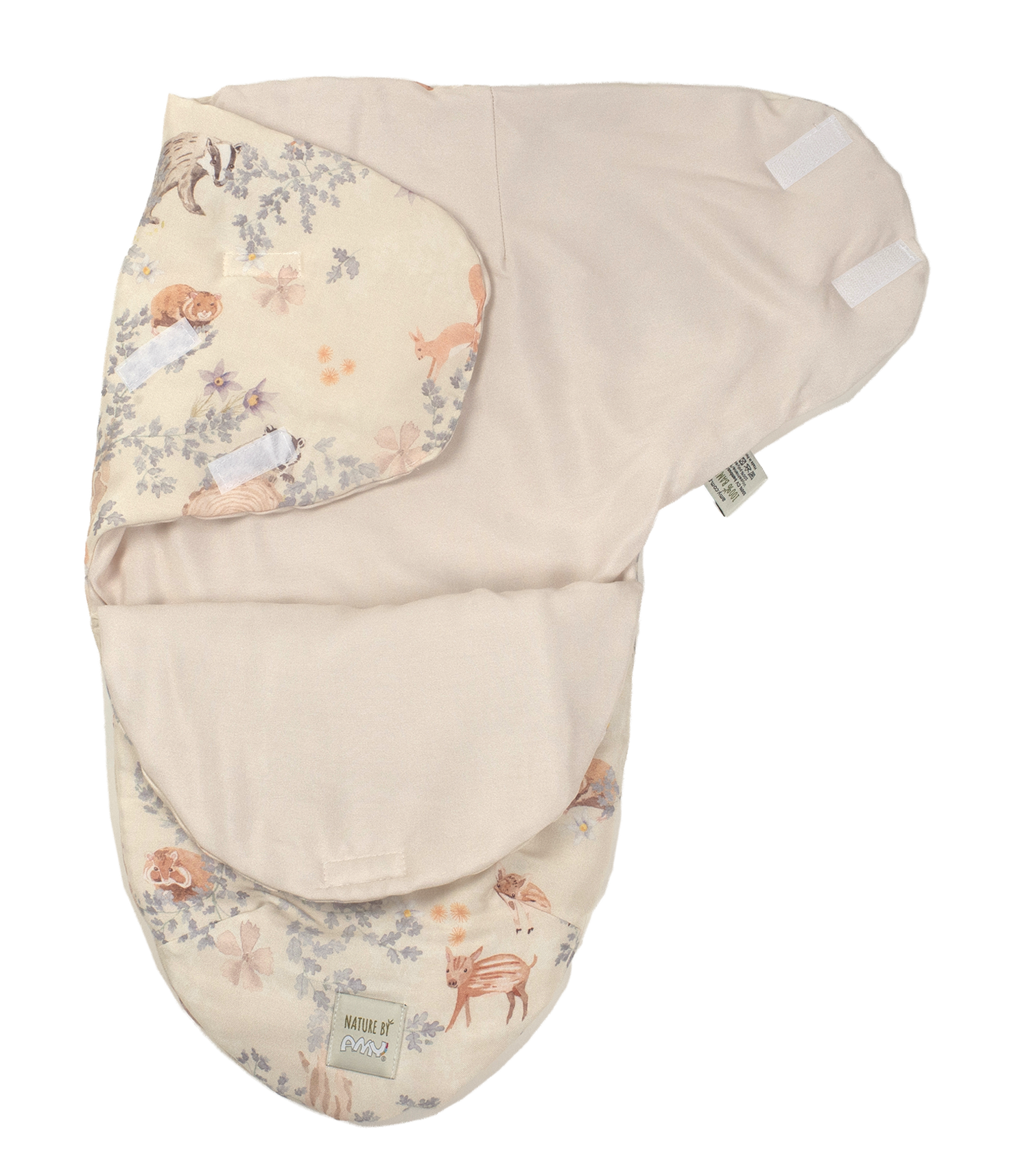 Sistem de infasare Nature Bamboo by Amy din Bambus cu umplutura antialergică BabySoft® + Cadou Rucsăcel Poiana Stejarilor [2]