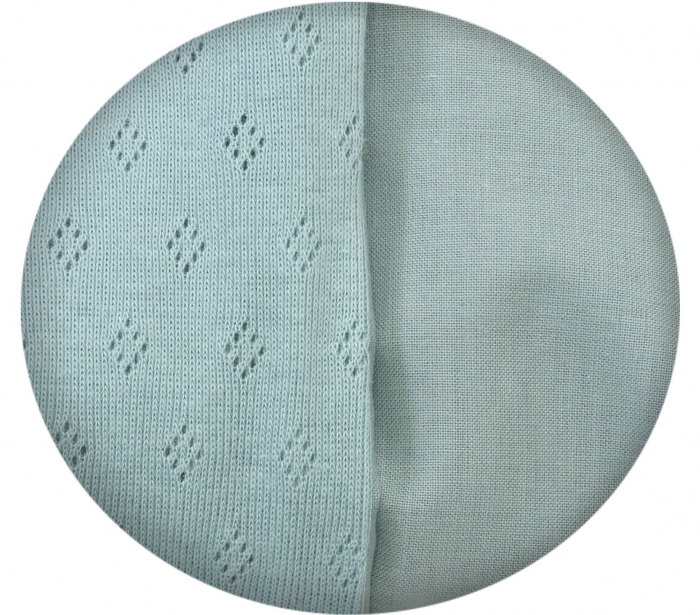 Suport de dormit Babynest, Reversibil, 70x45 cm, Bumbac Tricot Verde [3]