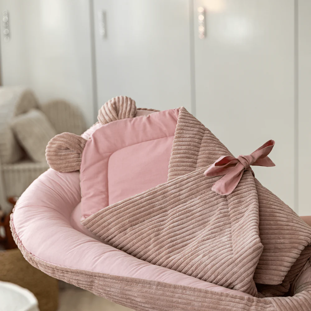 Baby Swaddle for Sleeping and Wrapping pentru nou-născuți MeowBaby® Aesthetic Powder Pink – confort și siguranță din primele clipe [5]