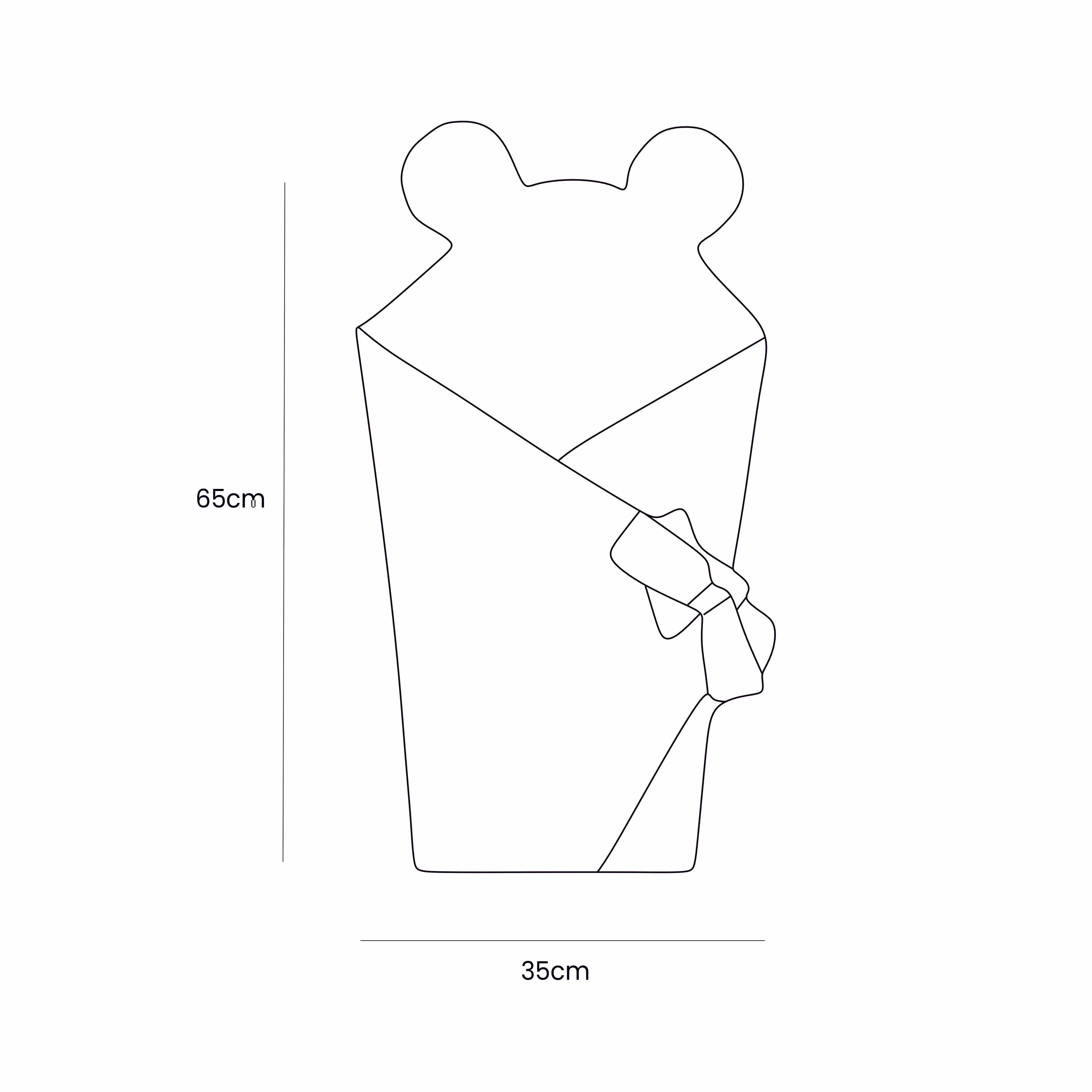 Baby Swaddle for Sleeping and Wrapping pentru nou-născuți MeowBaby® Boucle – confort și siguranță din primele clipe [3]