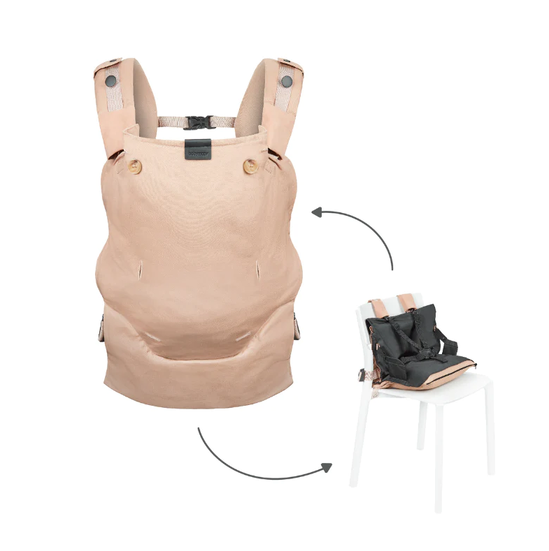 Babymoov - Moov & Boost Sistem de purtare transformabil in Booster, creat in colaborare cu medici kinetoterapeuti, Bej [2]