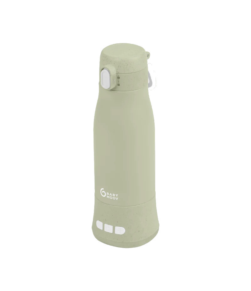 Babymoov - Moov & Feed Incalzitor de biberoane portabil si reincarcabil, Sage Green [3]