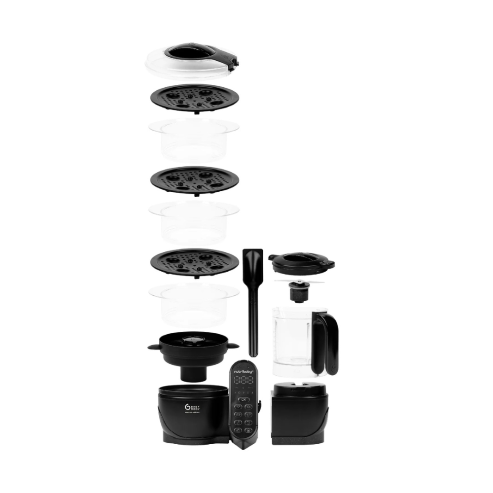 Babymoov - Robot multifunctional 5 in 1 Nutribaby (+) XL, Mineral Black [2]