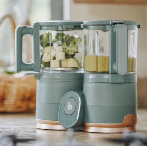 Babymoov - Robot multifunctional Nutribaby Glass 4 in 1 din sticla si otel inoxidabil [3]