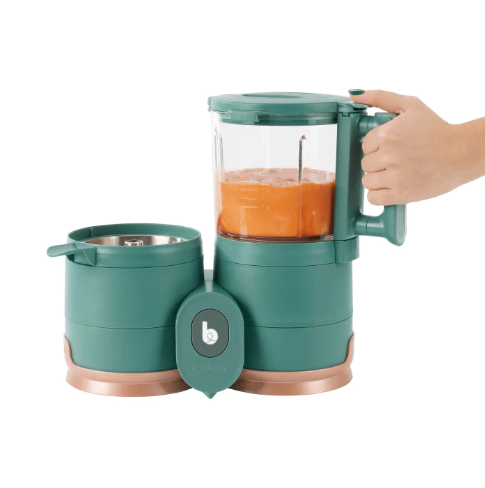 Babymoov - Robot multifunctional Nutribaby Glass 4 in 1 din sticla si otel inoxidabil [7]