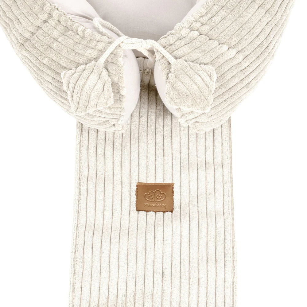 Babynest pentru bebeluși MeowBaby® Aesthetic Color Vanilla – spațiu sigur pentru somn și joacă [3]