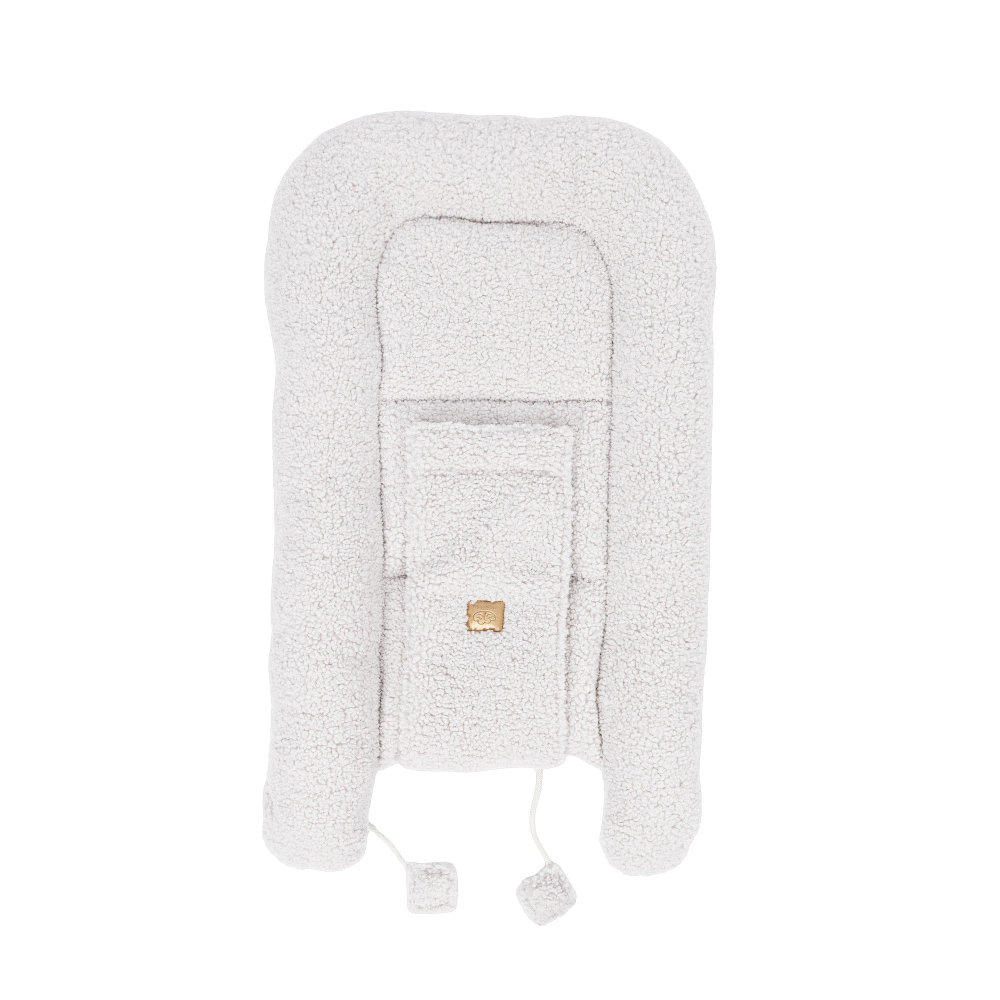 Babynest pentru bebeluși MeowBaby® Bearly Off White – spațiu sigur pentru somn și joacă - Copie [3]
