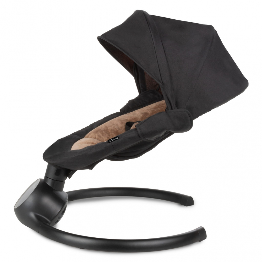 Balansoar leagan electric 2 în 1, Bluetooth,  REVE Negru/Auriu [7]