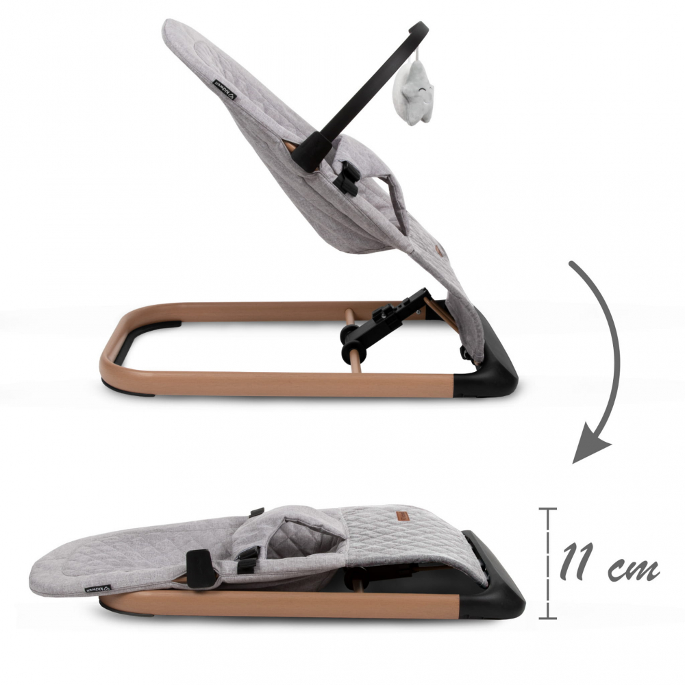 Balansoar pentru copii Kidwell Laro Full - Wooden Grey [5]
