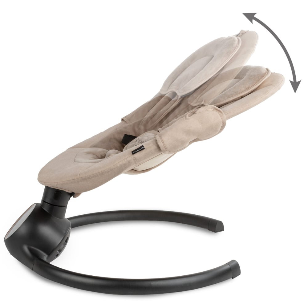 Balansoar leagan electric 2 în 1, Bluetooth,  REVE Bej/Auriu [2]
