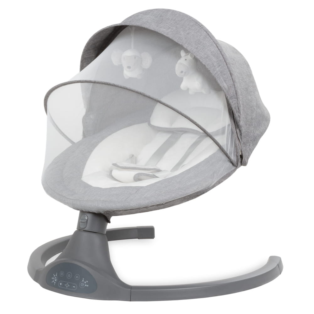 Balansoar leagan electric 2 în 1, Bluetooth, plasa insecte,  LUXI Dark Melange [1]