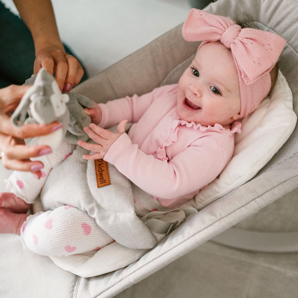 Balansoar pentru bebeluși Kidwell RUBI Verde/Negru – confort, siguranță și relaxare din primele zile [14]