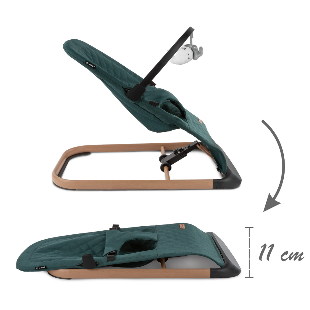 Balansoar pentru copii Kidwell Laro Full - Green/Wooden [8]