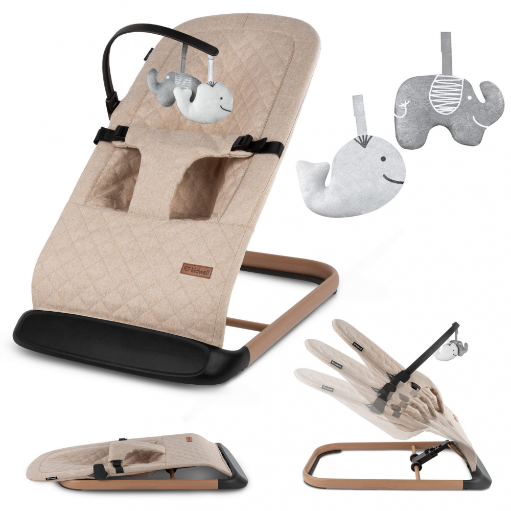 Balansoar pentru copii Kidwell Laro Full - Beige/Wooden [1]