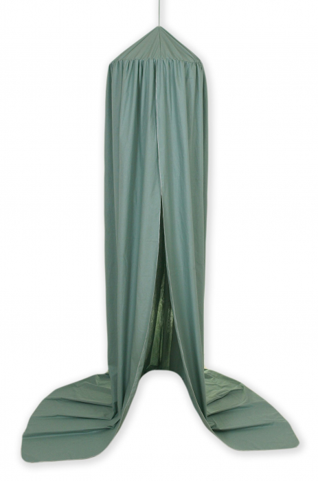 Baldachin suspendat multifunctional, Bumbac, 320x250 cm, Pure Verde Salvia [5]