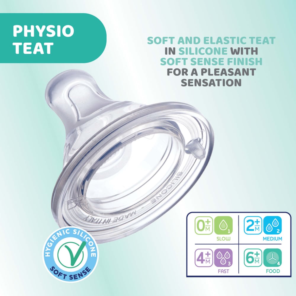 Biberon Chicco Perfect5 PP, tetina s., flux lent, 150ml, 0luni+ [4]