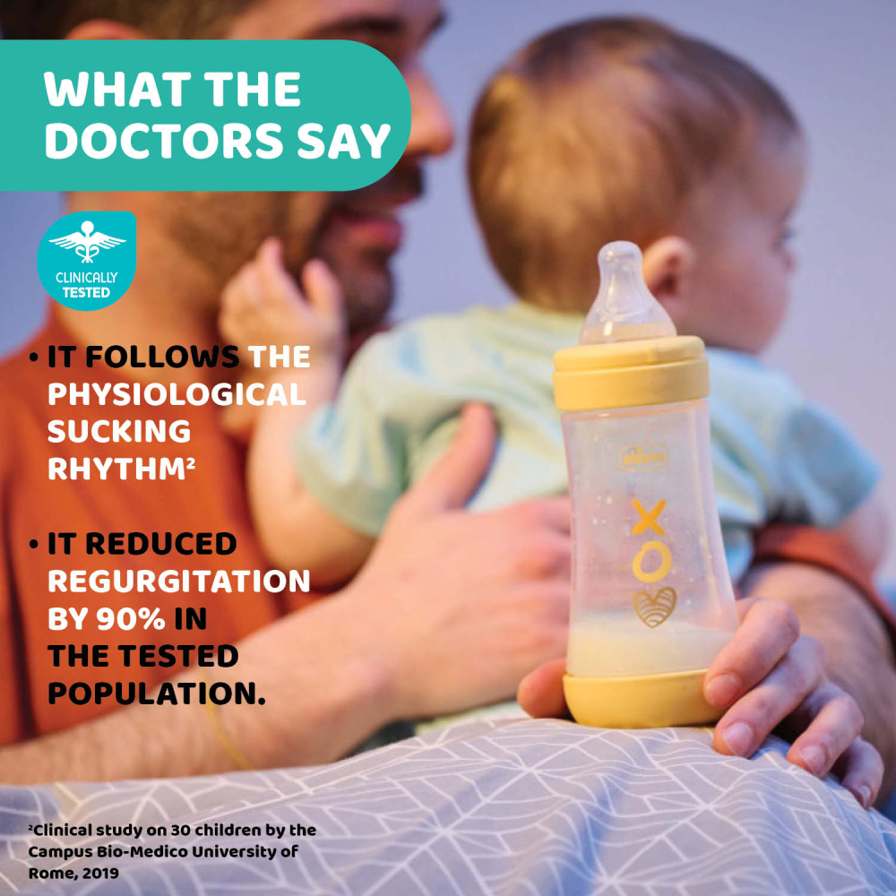 Biberon Chicco Perfect5 PP, tetina s., flux lent, 150ml, 0luni+ [3]