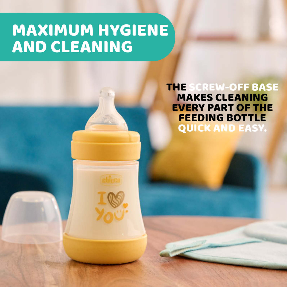 Biberon Chicco Perfect5 PP, tetina s., flux lent, 150ml, 0luni+ [2]