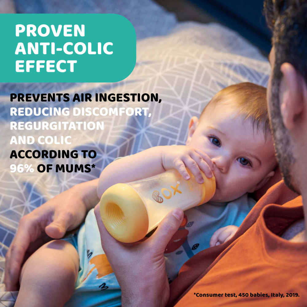 Biberon Chicco Perfect5 PP, tetina s., flux lent, 150ml, 0luni+ [7]