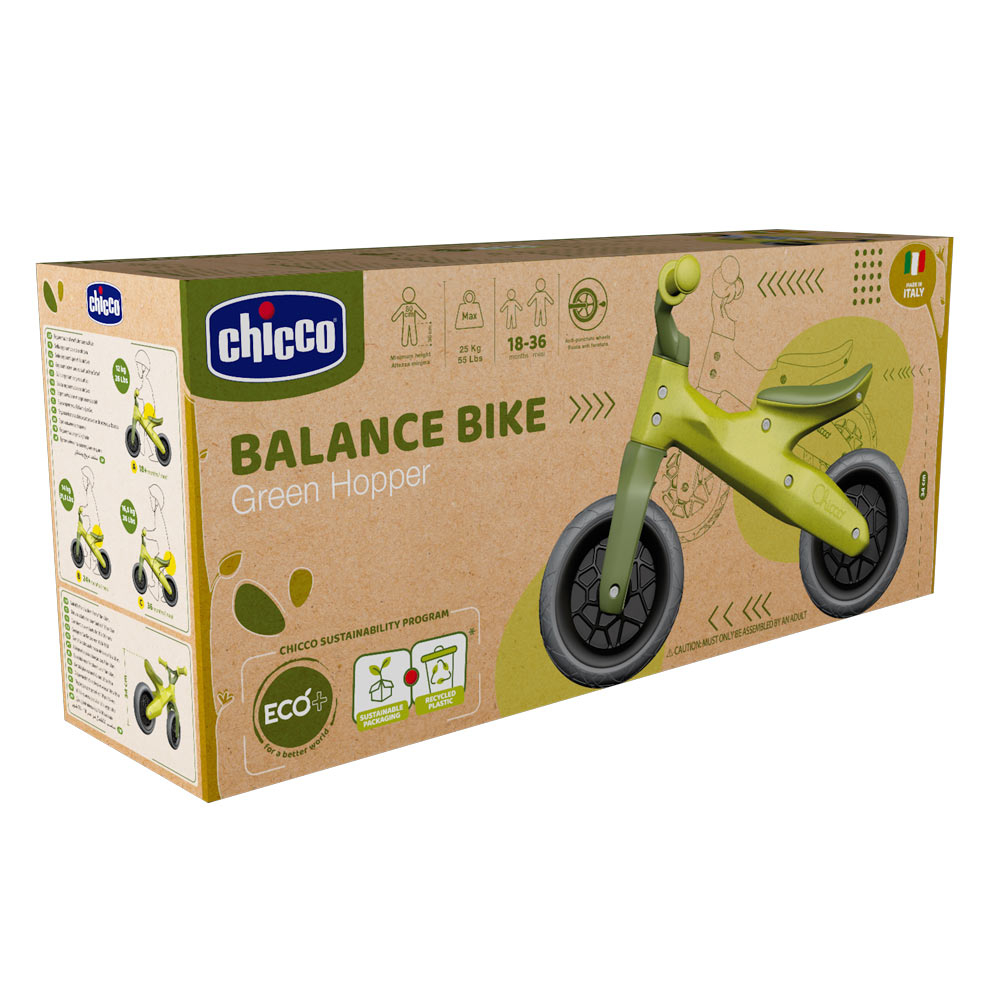 Bicicleta copii Chicco Green Hopper ecologica pentru echilibru, 18luni+ [17]
