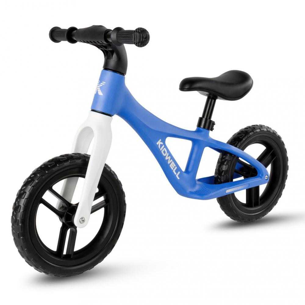 Bicicleta de echilibru fara pedale pentru copii, reglabila si roti Eva, ultra-usoara, Jogo Blue [1]