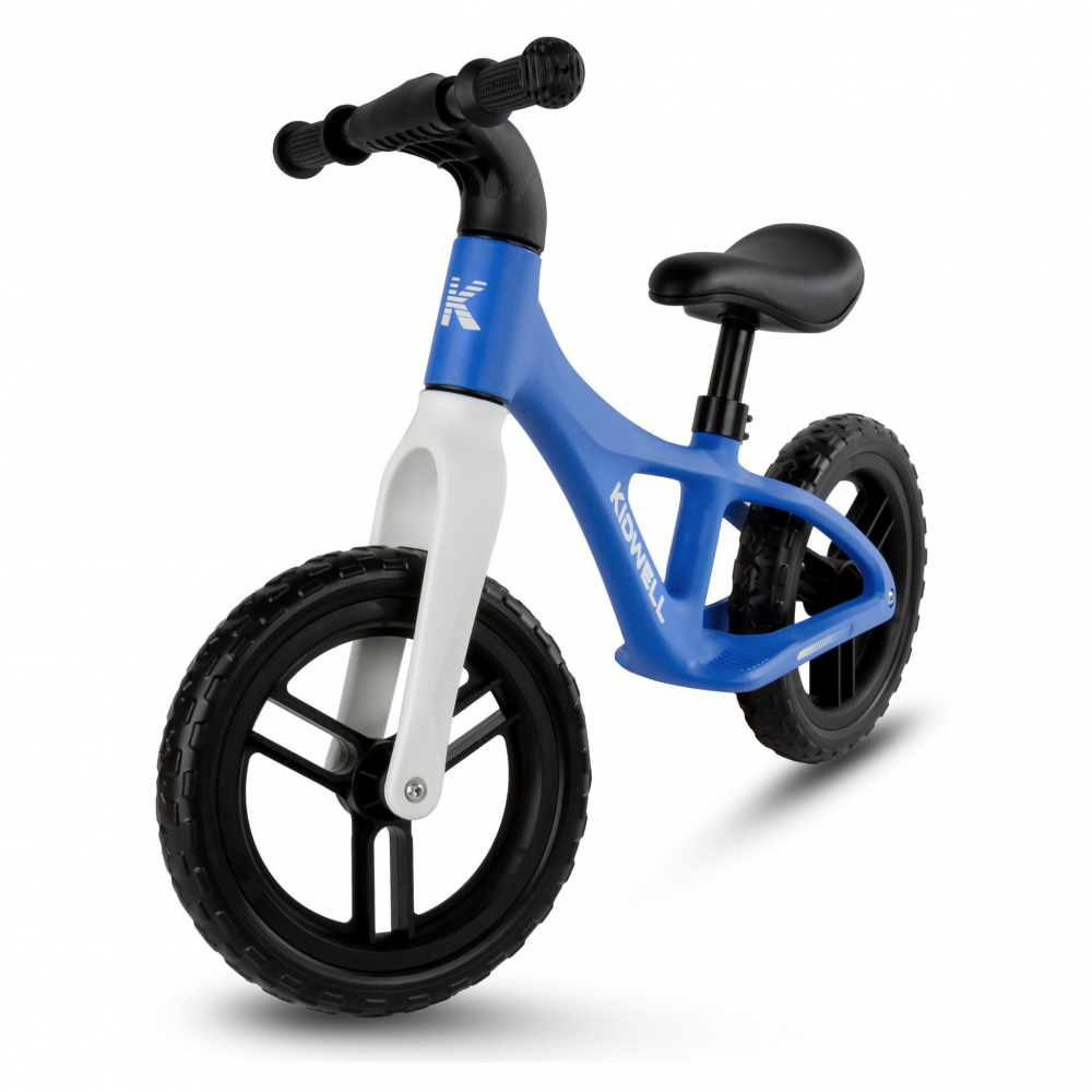 Bicicleta de echilibru fara pedale pentru copii, reglabila si roti Eva, ultra-usoara, Jogo Blue [2]