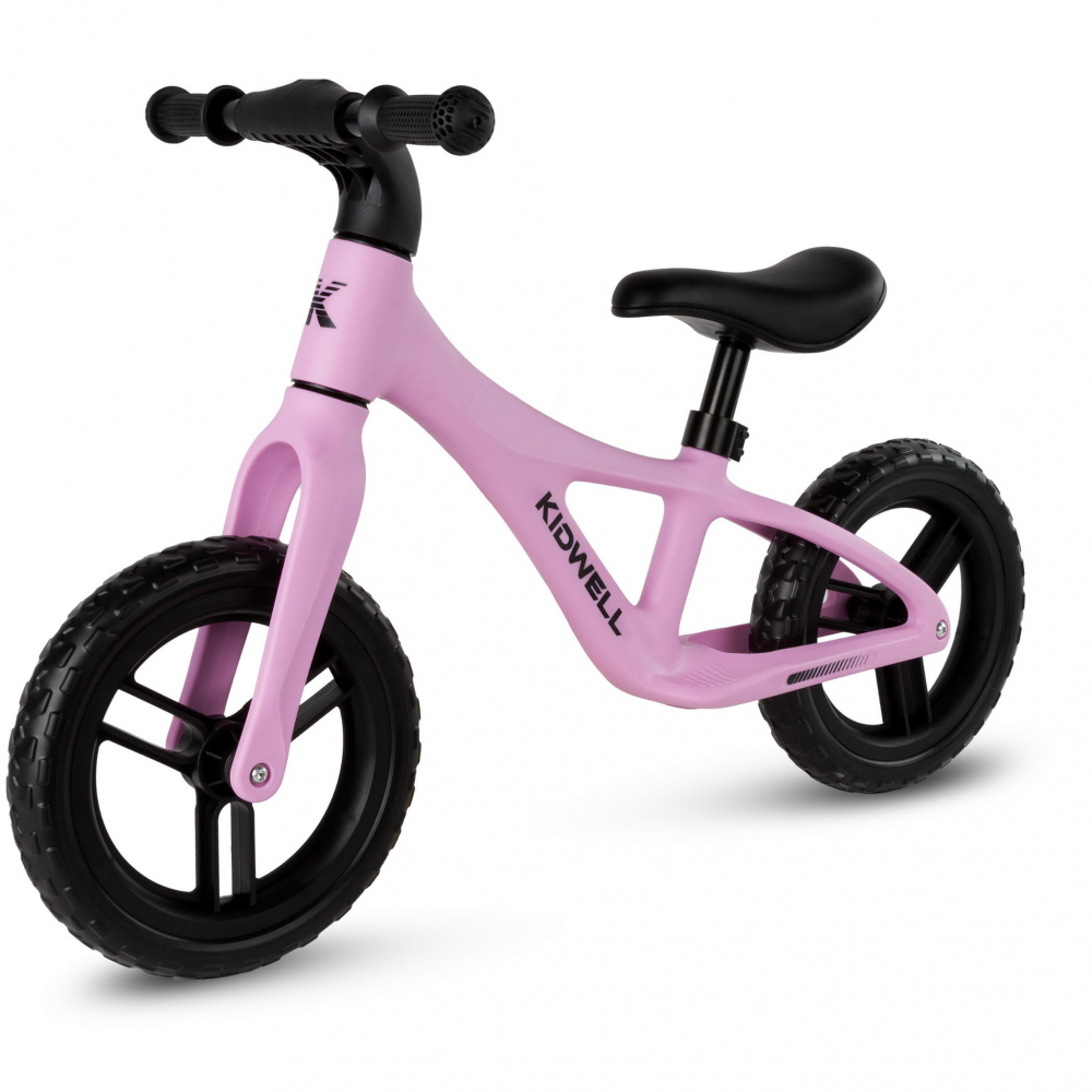 Bicicleta de echilibru fara pedale pentru copii, reglabila si roti Eva, ultra-usoara, Jogo Pink [1]